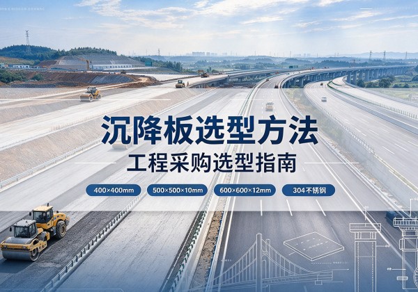乐业沉降板选择方法